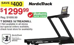 Dunham's Sports T SERIES 16 TREADMILL offer