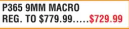 Dunham's Sports P365 9MM MACRO offer