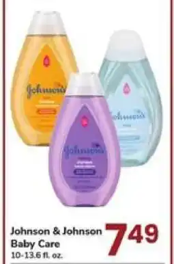 Safeway Johnson & Johnson Baby Care offer