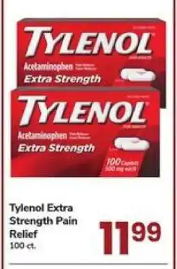 Safeway Tylenol Extra Strength Pain Relief offer
