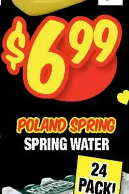 Western Beef POLAND SPRING SPRING WATER offer