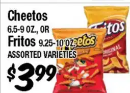 Western Beef Cheetos 6.5-9 OZ., OR Fritos 9.25-10 OZ offer