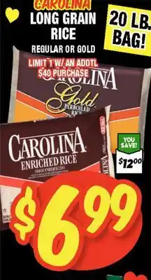 Western Beef CAROLINA LONG GRAIN RICE offer
