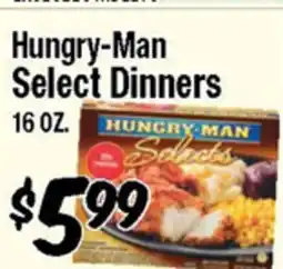Western Beef Hungry-Man Select Dinners offer