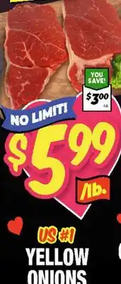 Western Beef US #1 YELLOW ONIONS offer