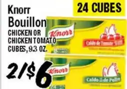Western Beef Knorr Bouillon CHICKEN OR CHICKEN TOMATO CUBES offer