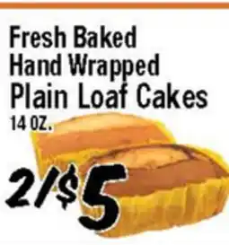Western Beef Fresh Baked Hand Wrapped Plain Loaf Cakes offer