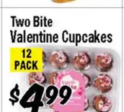 Western Beef Two Bite Valentine Cupcakes offer