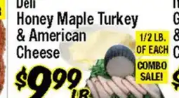 Western Beef Dell Honey Maple Turkey & American Cheese offer
