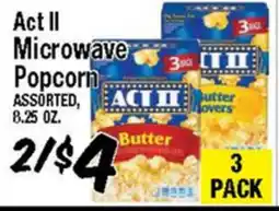 Western Beef Act II Microwave Popcorn offer