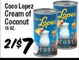 Western Beef Coco Lopez Cream of Coconut offer