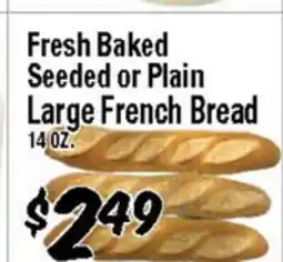 Western Beef Fresh Baked Seeded or Plain Large French Bread offer