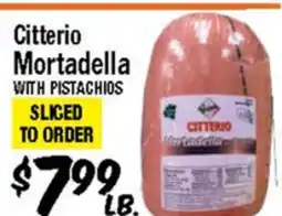 Western Beef Citterio Mortadella WITH PISTACHIOS offer