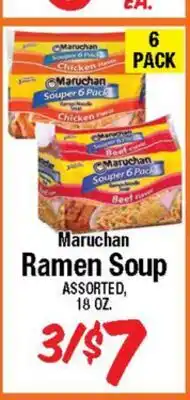 Western Beef Maruchan Ramen Soup offer