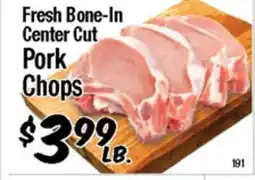 Western Beef Fresh Bone-In Center Cut Pork Chops offer