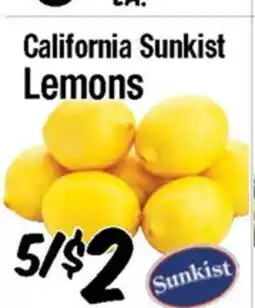 Western Beef California Sunkist Lemons offer