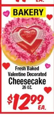 Western Beef Fresh Baked Valentine Decorated Cheesecake offer