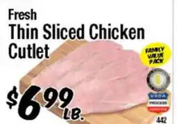 Western Beef Fresh Thin Sliced Chicken Cutlet offer
