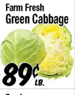 Western Beef Farm Fresh Green Cabbage offer
