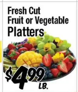 Western Beef Fresh Cut Fruit or Vegetable Platters offer