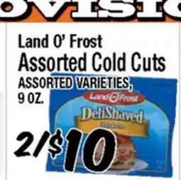 Western Beef Land O' Frost Assorted Cold Cuts offer