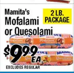 Western Beef Mamita's Mofalami or Quesolami offer