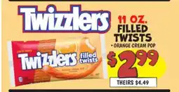 Ollie's TWIZZLERS FILLED TWISTS offer