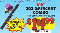Ollie's 5'6 202 SPINCAST COMBO offer