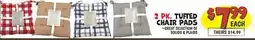 Ollie's 2 PK. TUFTED CHAIR PADS offer