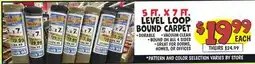 Ollie's LEVEL LOOP BOUND CARPET offer