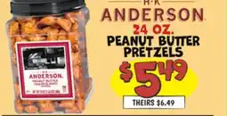 Ollie's HK ANDERSON PEANUT BUTTER PRETZELS offer
