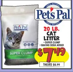 Ollie's PETS PAL 20 LB. CAT LITTER offer