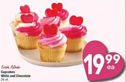 Albertsons Fresh Made Cupcakes White and Chocolate offer