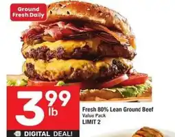 Albertsons Fresh 80% Lean Ground Beef offer