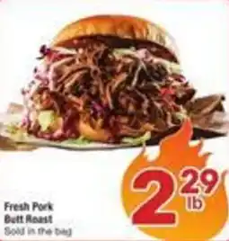 Albertsons Fresh Pork Butt Roast offer