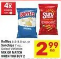 Albertsons Ruffles or Sunchips offer