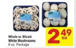 Albertsons Whole or Sliced White Mushrooms offer