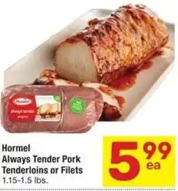 Albertsons Hormel Always Tender Pork Tenderloins or Filets offer