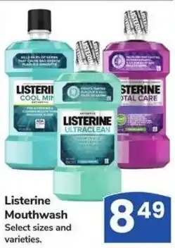 Albertsons Listerine Mouthwash offer