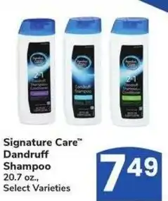 Albertsons Signature Care Dandruff Shampoo offer