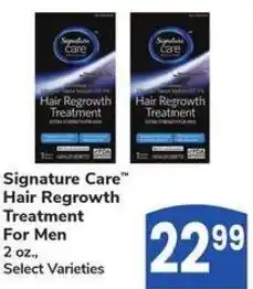Albertsons Signature Care Hair Regrowth Treatment For Men offer