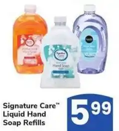 Albertsons Signature Care Liquid Hand Soap Refills offer