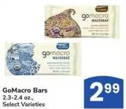 Albertsons GoMacro Bars offer