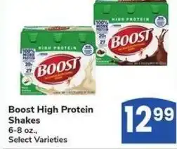 Albertsons Boost High Protein Shakes offer