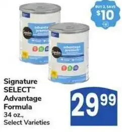 Albertsons Signature SELECT Advantage Formula offer