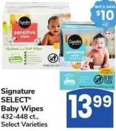 Albertsons Signature SELECT Baby Wipes offer