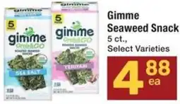 Albertsons Gimme Seaweed Snack offer
