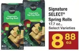 Albertsons Signature SELECT Spring Rolls offer