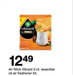 Target Air Wick Vibrant 2-ct. essential oil air freshener kit offer