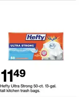Target Hefty Ultra Strong 50-ct. 13-gal. tall kitchen trash bags offer